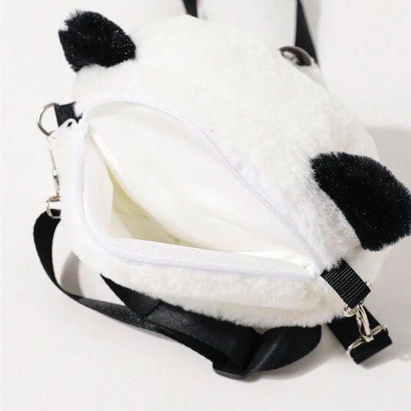 Plush Panda Crossbody Purse with Strap NWT - Picture 7 of 7